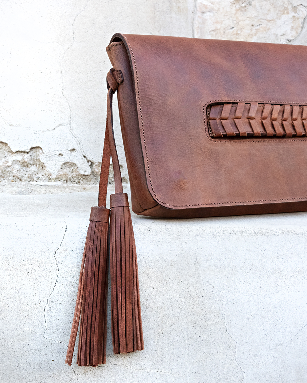 Stella Clutch in Cognac - Image 3