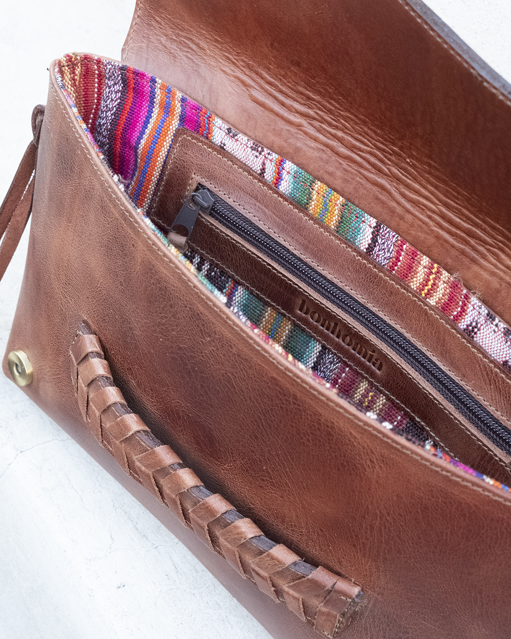 Stella Clutch in Cognac - Image 4