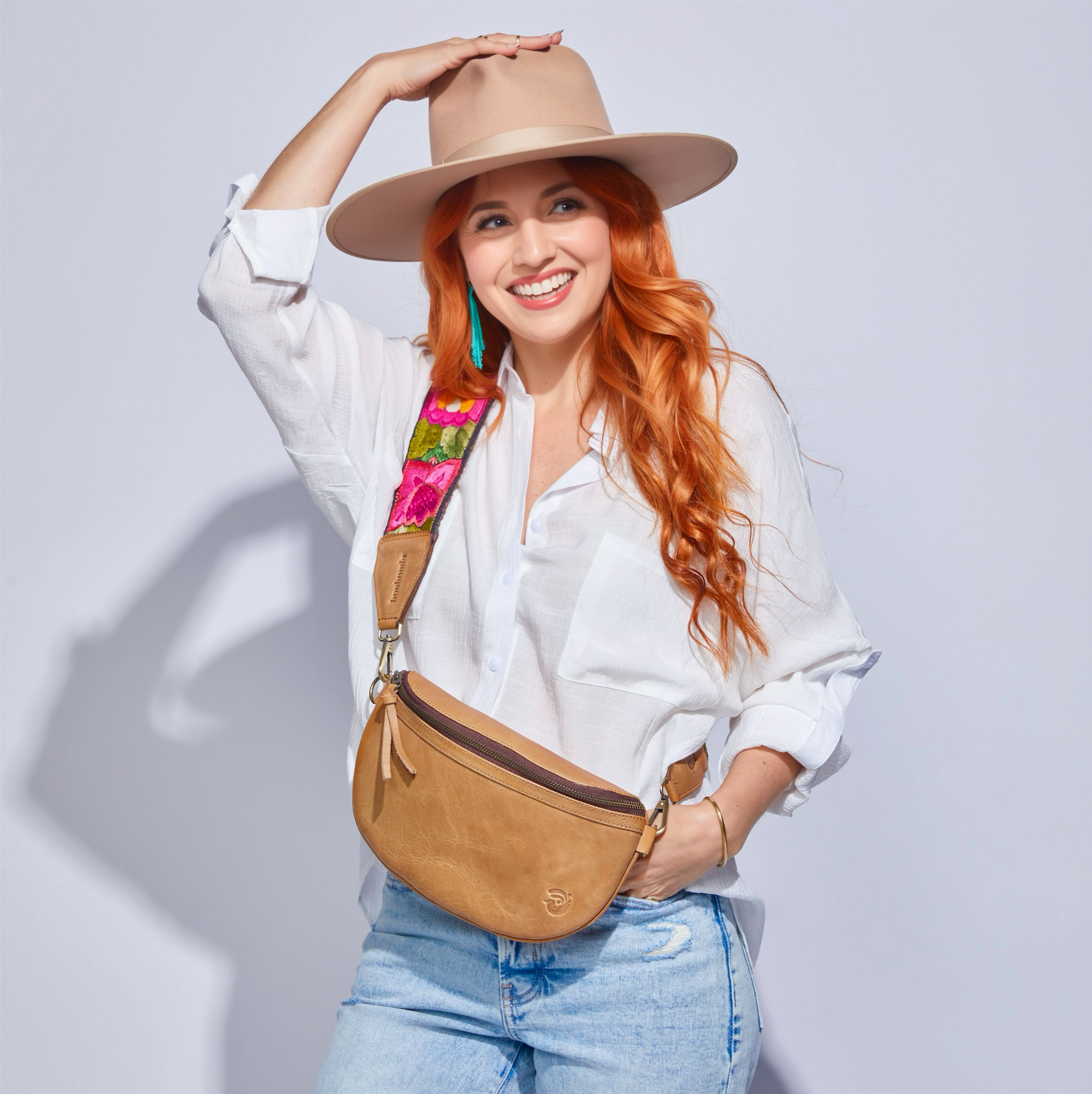 Vesper Sling Pack in Tan - Image 4