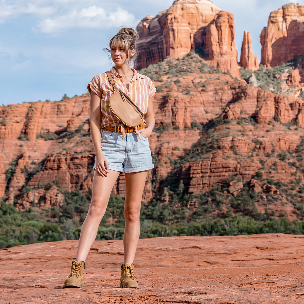 Vesper Sling Pack in Tan - Image 7