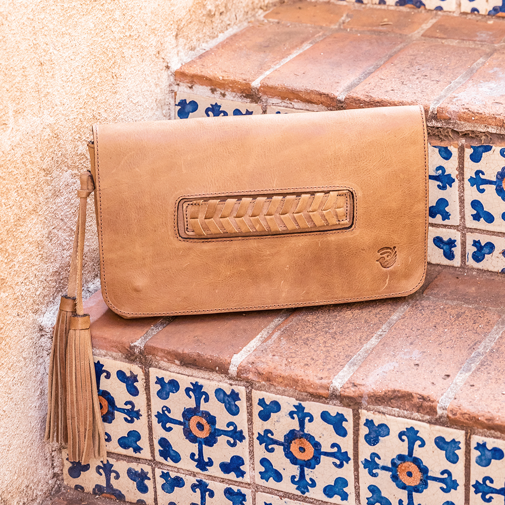 Stella Clutch in Tan - Image 2